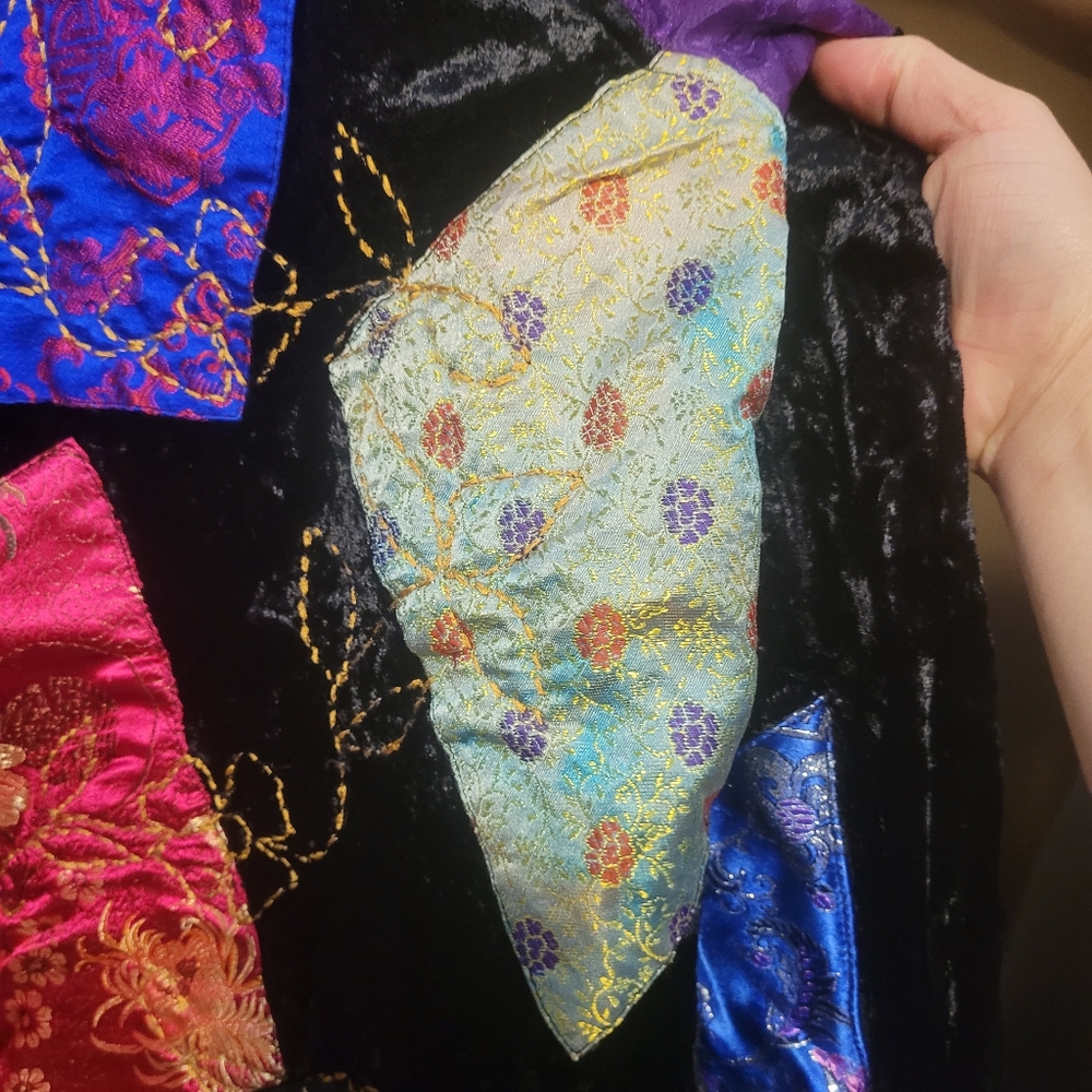Vintage velvet patch jacket - Picture 4 of 4